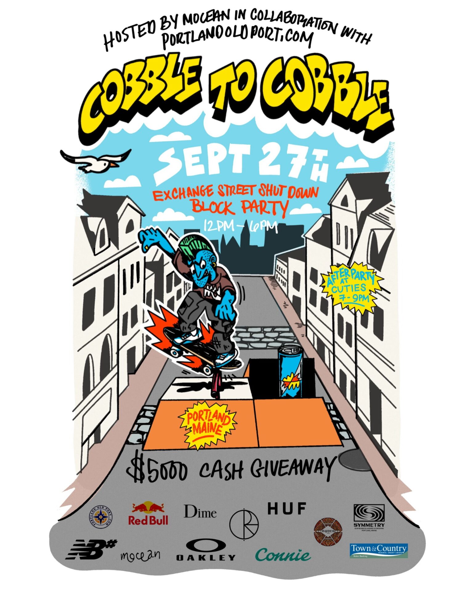 Cobble to Cobble 2026 event flier